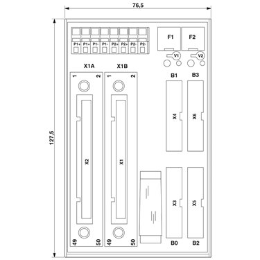 2311166 Phoenix Contact - Passive module - UM-2KS50/4FLK14/YCS