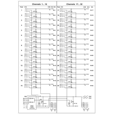 2311360 Phoenix Contact - Passive module - UM-2KS50/DI32/CS/Z/SO180