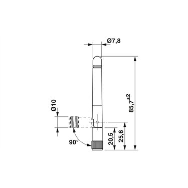 2313342 Phoenix Contact - Antenna - PSI-GSM-STUB-ANT