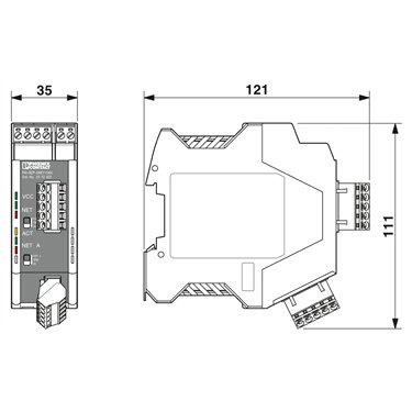 2313423 Phoenix Contact - Repeater - PSI-REP-DNET CAN