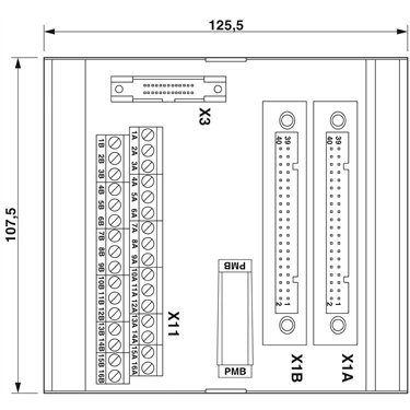 2314260 Phoenix Contact - Passive module - FLKM-KS40/AO16/YCS