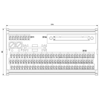 2314451 Phoenix Contact - Passive module - FLKMS-KS50/32IM/YCS