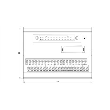 2314642 Phoenix Contact - Passive module - FLKM-KS40/YCS