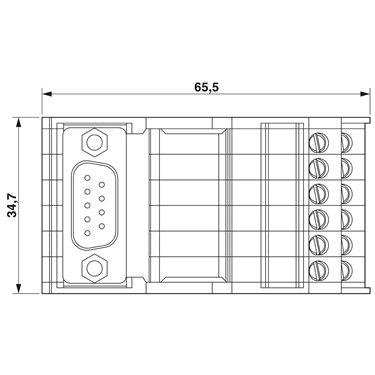 2315117 Phoenix Contact - Interface module - VIP-2/SC/D 9SUB/M