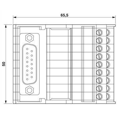 2315120 Phoenix Contact - Interface module - VIP-2/SC/D15SUB/M