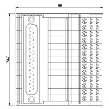 2315146 Phoenix Contact - Interface module - VIP-3/SC/D37SUB/M