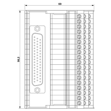 2315159 Phoenix Contact - Interface module - VIP-3/SC/D50SUB/M