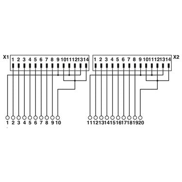 2315230 Phoenix Contact - Passive module - VIP-2/SC/2FLK14 (1-20) /S7