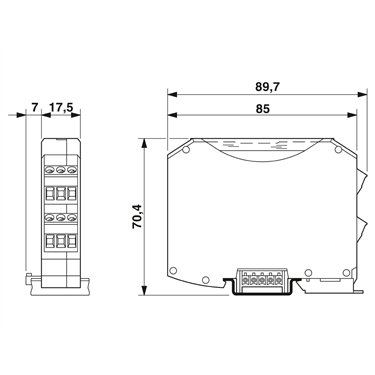 2316051 Phoenix Contact - Device coupler - FB-2SP