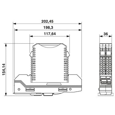 2316132 Phoenix Contact - Power module - FB-PS-PLUG-24DC/28DC/0.5/EX