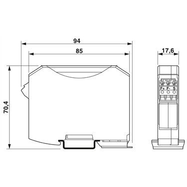 2316284 Phoenix Contact - Device coupler - FB-DIAG/FF/LI
