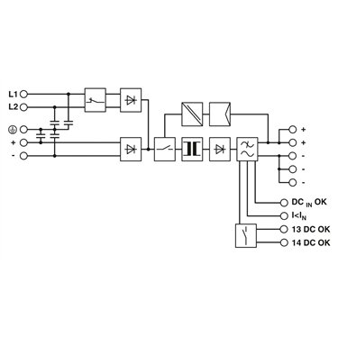 2320830 Phoenix Contact - Power supply unit - QUINT-PS/2AC/1DC/24DC/20