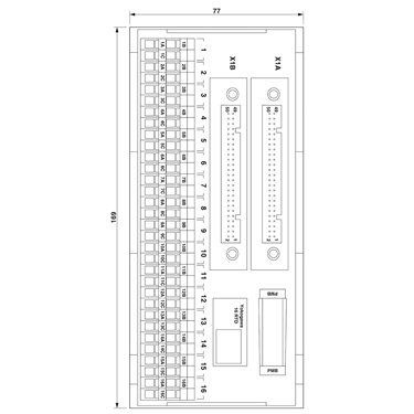 2321871 Phoenix Contact - Passive module - FLKM-2KS50/AAR145/Z/YCS
