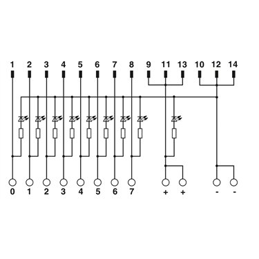 2322249 Phoenix Contact - Passive module - VIP-2/SC/FLK14/LED/PLC