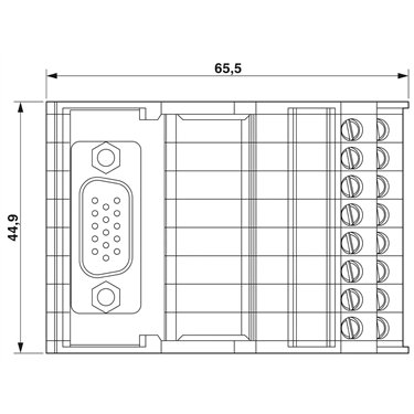 2322326 Phoenix Contact - Interface module - VIP-2/SC/HD15SUB/M