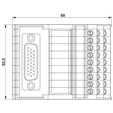 2322375 Phoenix Contact - Interface module - VIP-3/SC/HD26SUB/M