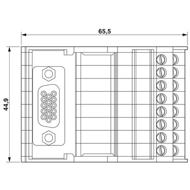 2322401 Phoenix Contact - Interface module - VIP-2/SC/HD15SUB/F