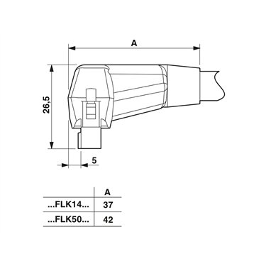 2322443 Phoenix Contact - Front adapters - VIP-PA-FLK50/ 0,5M/S7