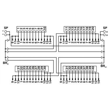2322605 Phoenix Contact - Front adapters - VIP-PA-FLK50/4X14/ 4,0M/S7