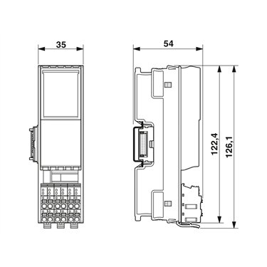 2688433 Phoenix Contact - Special function module - AXL F SSI1 AO1 1H