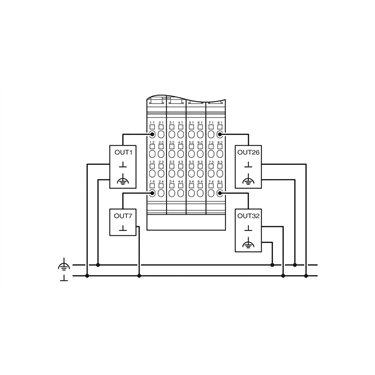 2692898 Phoenix Contact - Inline terminal - IB IL 24 DO 32/HD-2MBD-PAC