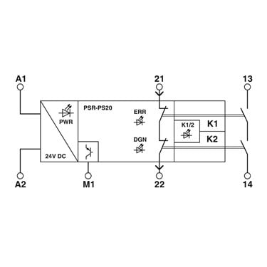 2700356 Phoenix Contact - Coupling relay - PSR-PS20-1NO-1NC-24DC-SC