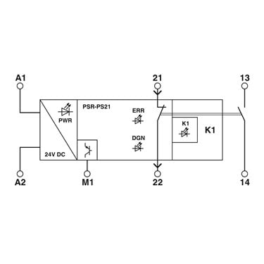 2700357 Phoenix Contact - Coupling relay - PSR-PS21-1NO-1NC-24DC-SC