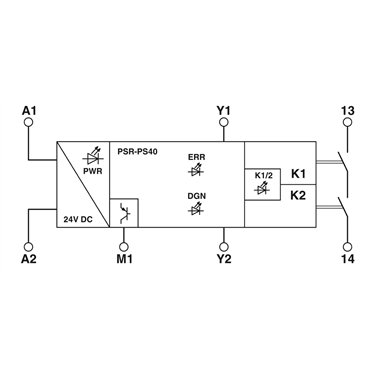 2700398 Phoenix Contact - Coupling relay - PSR-PS40-1NO-1DO-24DC-SC