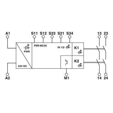2700498 Phoenix Contact - Safety relays - PSR-MC30-2NO-1DO-24DC-SC