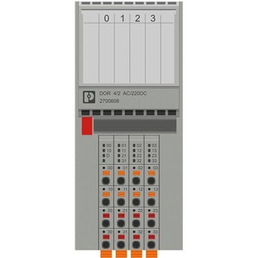 2700608 Phoenix Contact - I/O module - AXL F DOR4/2 AC/220DC 1F