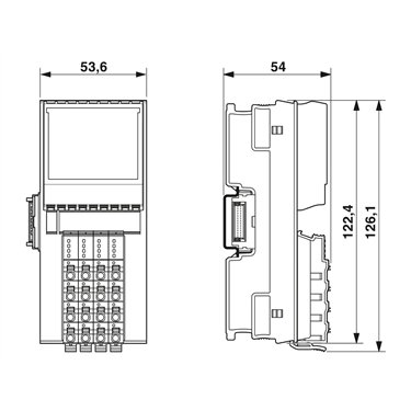 2700684 Phoenix Contact - I/O module - AXL F DI8/2 110/220DC 1F