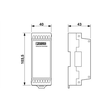 2701085 Phoenix Contact - I/O extension module - NLC-IO-06I-04QTN-01A