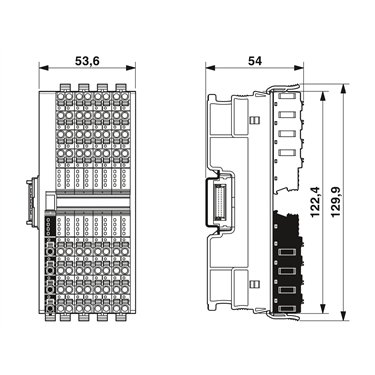2701228 Phoenix Contact - I/O module - AXL F DO16/3 XC 2F