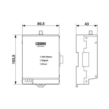 2701344 Phoenix Contact - Communication module - NLC-COM-GSM