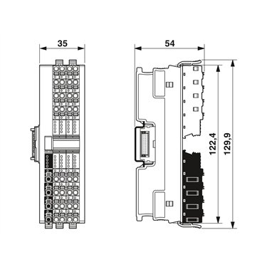2702071 Phoenix Contact - I/O module - AXL F DI8/3 DO8/3 2H