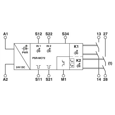2702096 Phoenix Contact - Safety relays - PSR-MC72-2NO-1DO-24DC-SC