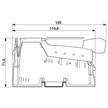 2702134 Phoenix Contact - Inline function terminal - IB IL CNT-XC-PAC