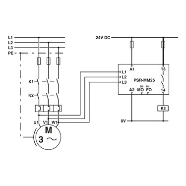 2702355 Phoenix Contact - Safety device - PSR-MM25-1NO-2DO-24DC-SC