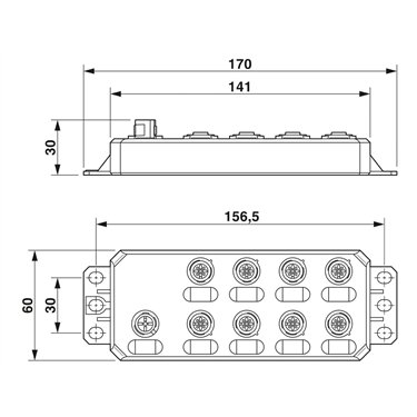2702660 Phoenix Contact - Distributed I/O device - AXL E IOL DI16 M12 6P