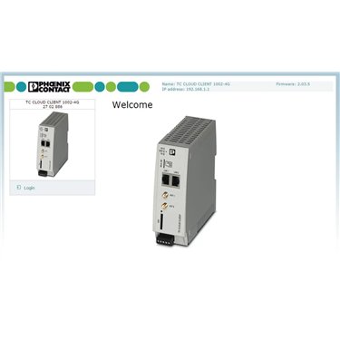 2702886 Phoenix Contact - Router - TC CLOUD CLIENT 1002-4G