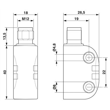 2702976 Phoenix Contact - Safety switch sensor - PSR-CT-F-SEN-1-8
