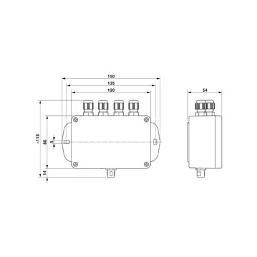 2702983 Phoenix Contact - Distributed I/O device - AXL E IOL TC4/K M12