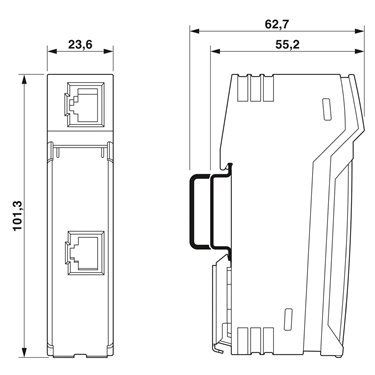 2703015 Phoenix Contact - Patch panels - PP-RJ-RJ