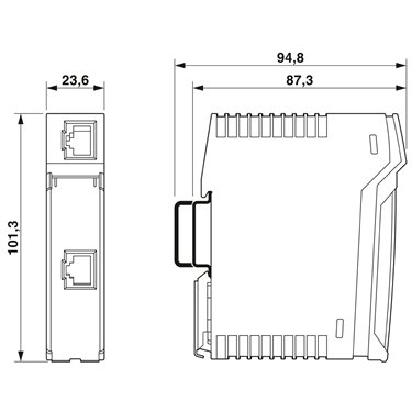2703020 Phoenix Contact - Patch panels - PP-RJ-RJ-F