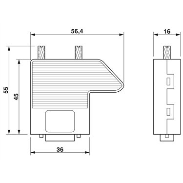 2708546 Phoenix Contact - D-SUB connector - SUBCON 15HD/M