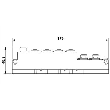 2736110 Phoenix Contact - Distributed I/O device - FLS PB M12 DO 8 M12-2A