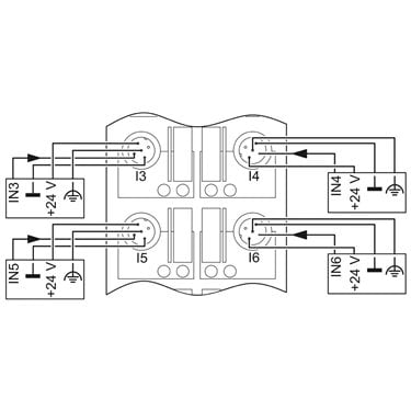 2736123 Phoenix Contact - Distributed I/O device - FLS PB M12 DI 8 M12