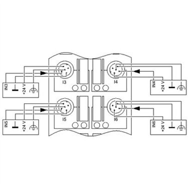 2736288 Phoenix Contact - Distributed I/O device - FLM DI 8 M12
