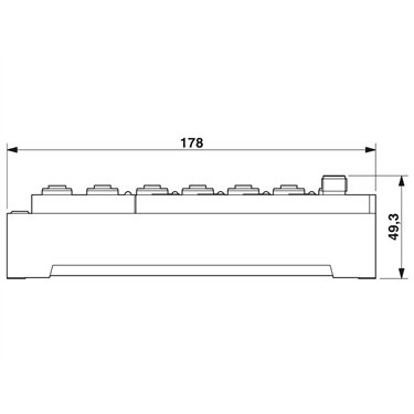 2736741 Phoenix Contact - Bus coupler - FLM BK PN M12 DI 8 M12-2TX