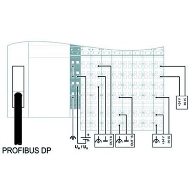 2742638 Phoenix Contact - Bus coupler - PB IL 24 BK DIO 16/16